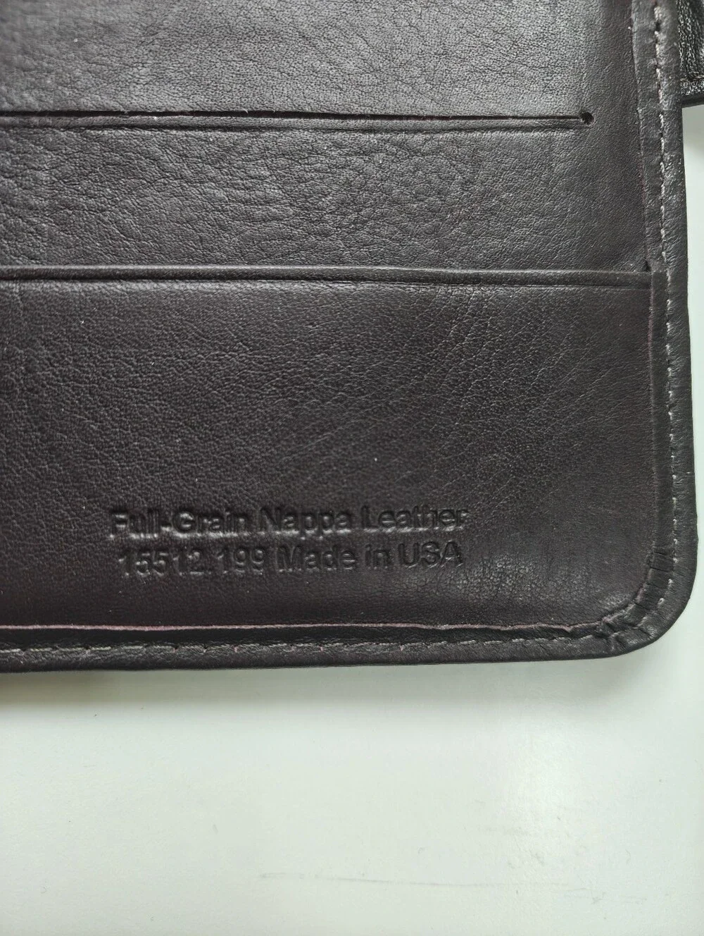 Franklin covey Leather Organizer Planner with Snap Closure - Dark Cherry 🍒